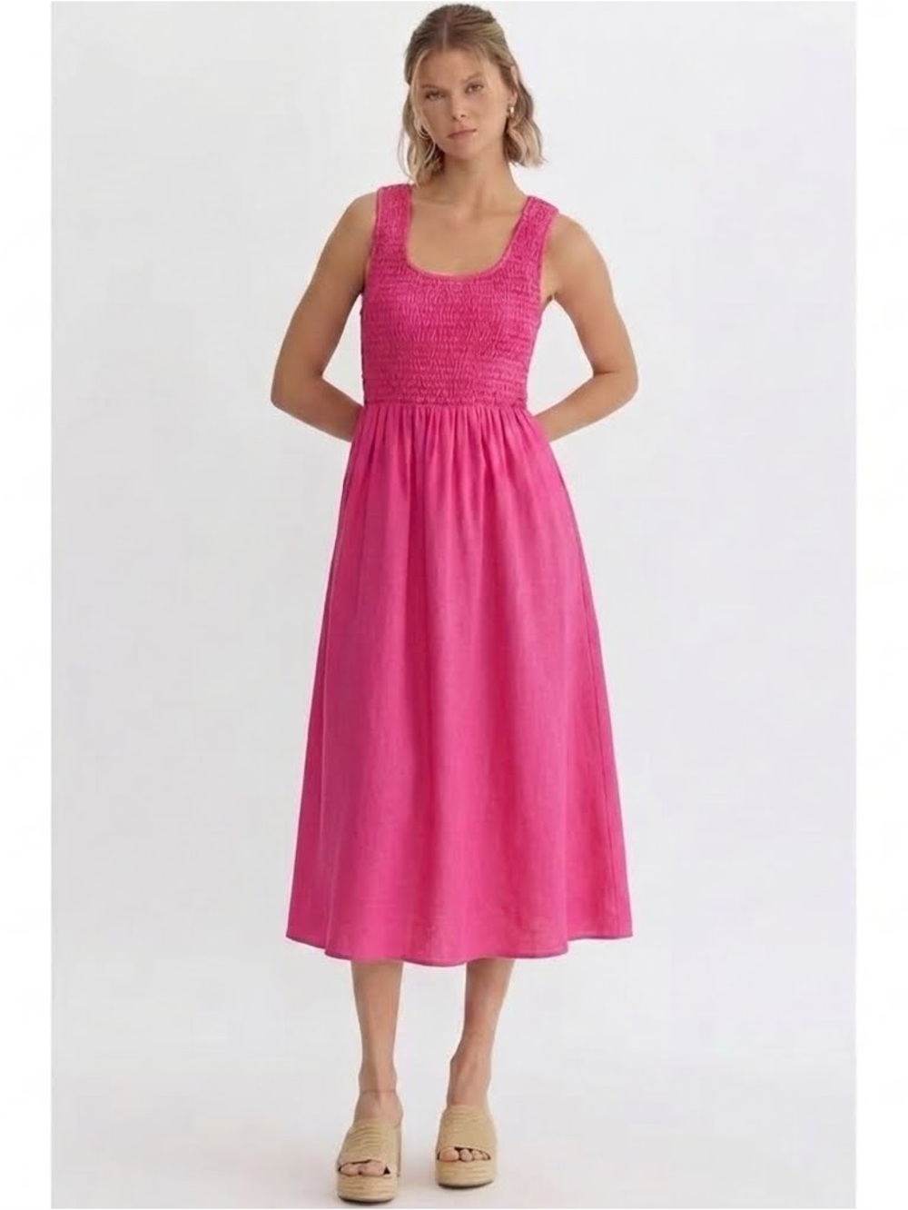 entro Charlie Dress in Pink, Size S